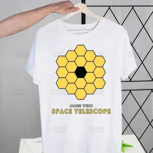 James Webb Space Telescope T Shirt Fashion Summer Mens Short Sleeve JWST Science T-shirt Men Tops Exploration Astronomy Tshirt