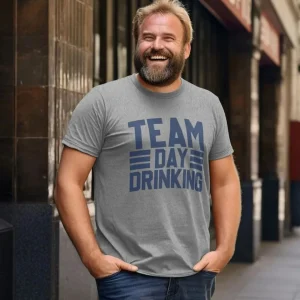 TEAM DAY DRINKING T-SHIRT Family Funny Printed T Shirts Graphic Cool Family T Shirts Family Funny Printed T Shirts