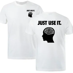 Summer T-shirt just use it T Shirt Men Cool Casual Mens Tshirt Fashion Hip Hop Tops Streetwear Father's Cotton Casual Tee shirts